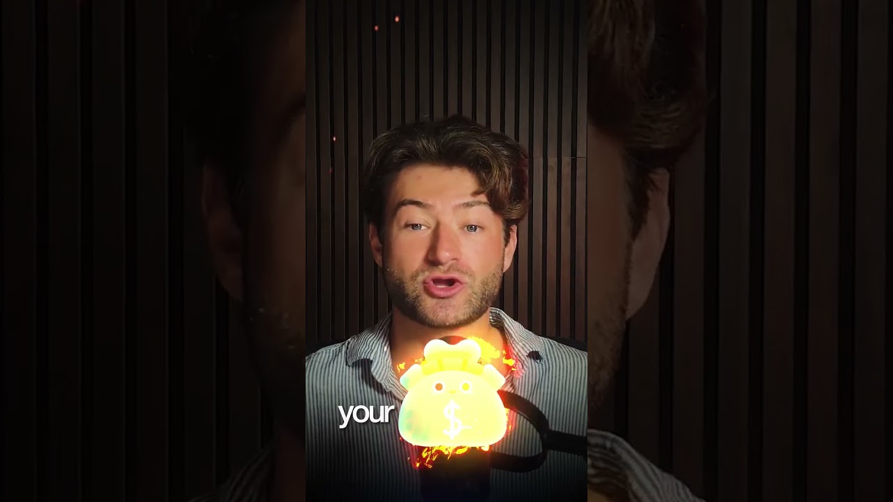 A creator speaking with animated captions and visual effects